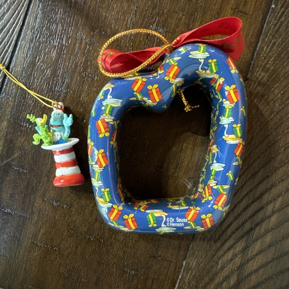 Wubbulous World of Dr Seuss Christmas Ornament w/ Yurtle The Turltle Mini In Box - Picture 2 of 6
